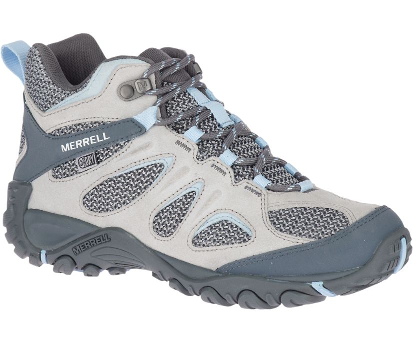 Buty Merrell Yokota 2 Mid Wasserdicht - Buty Trekkingowe Damskie Merrell - Białe/Szare [LJPQC-6289]